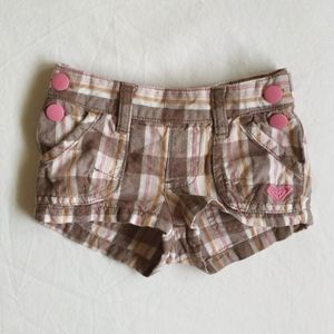 roxy teenie wahine summer plaid beach shorts 18 months baby girl